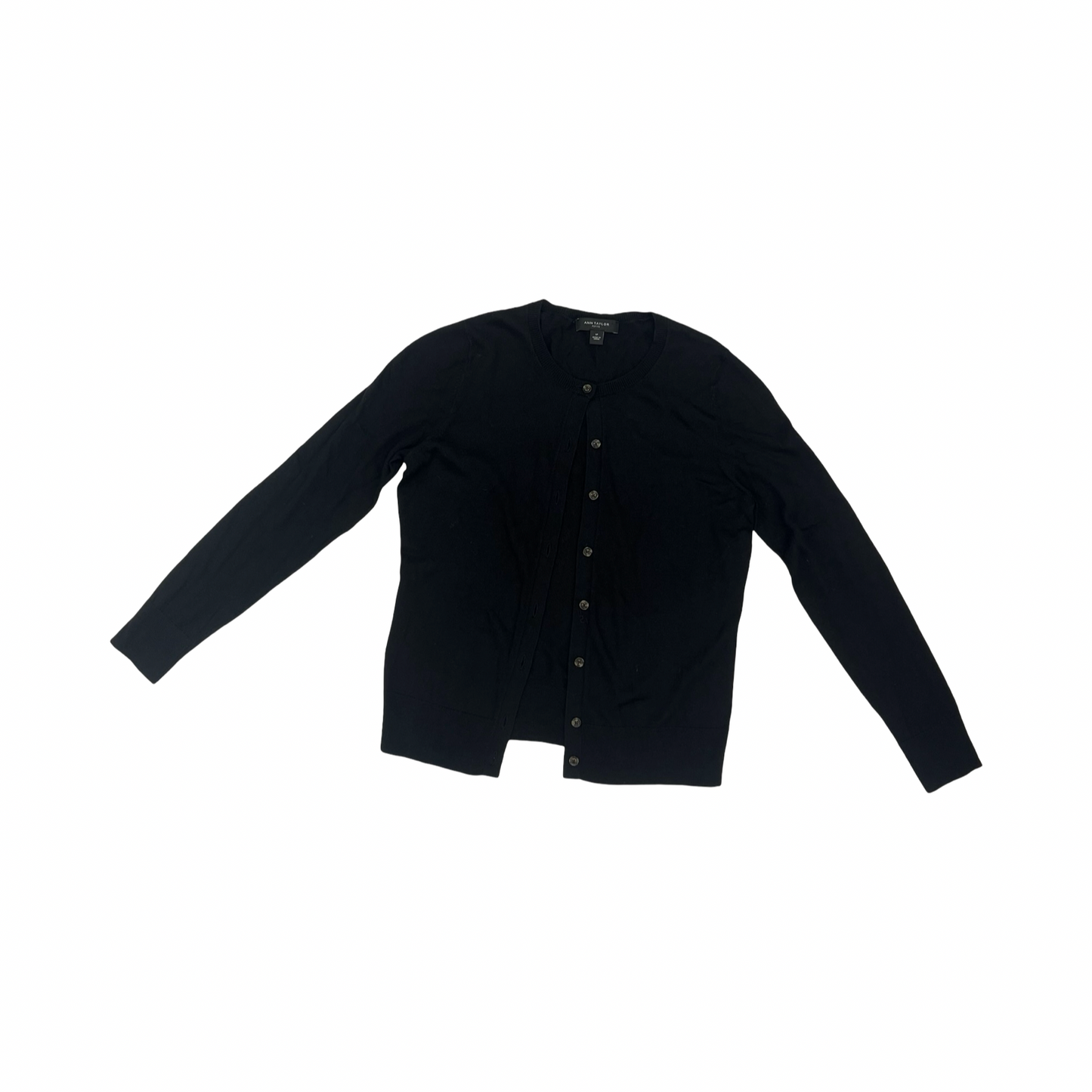 Cardigan By Ann Taylor In Black, Size:Sp