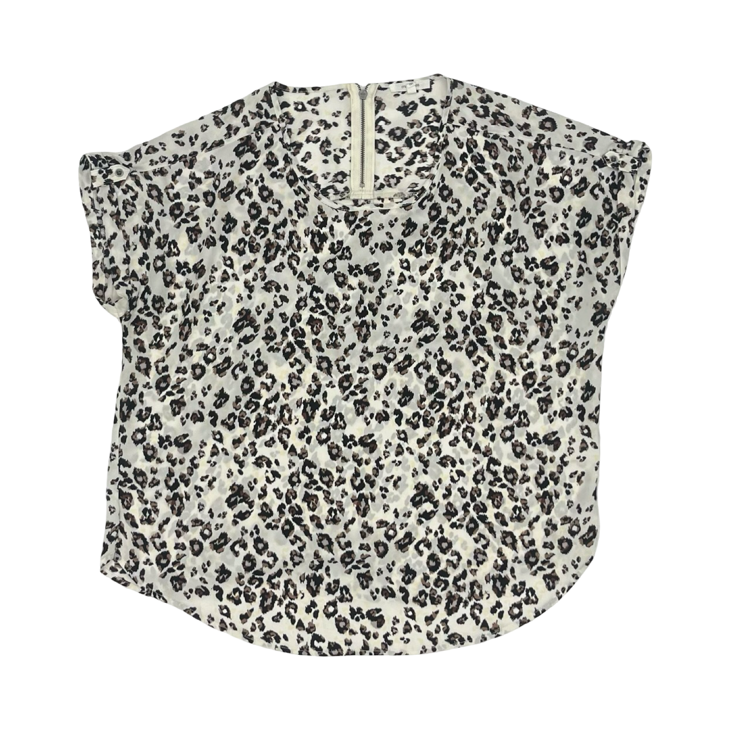 Blouse Ss By Maurices In Animal Print, Size:M