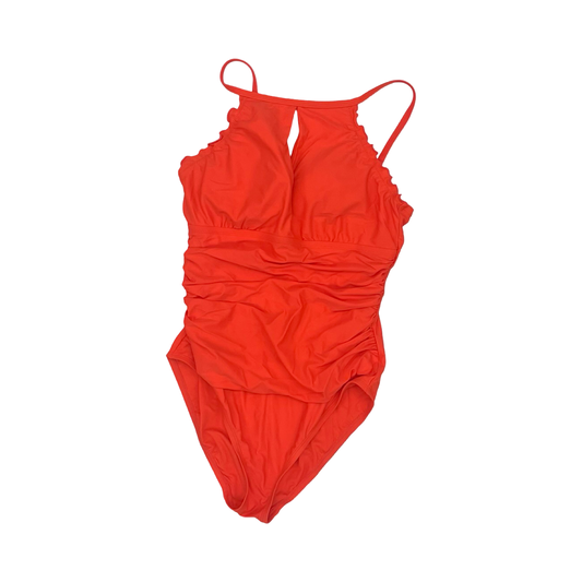 Swimsuit By Ellen Tracy In Orange, Size:L