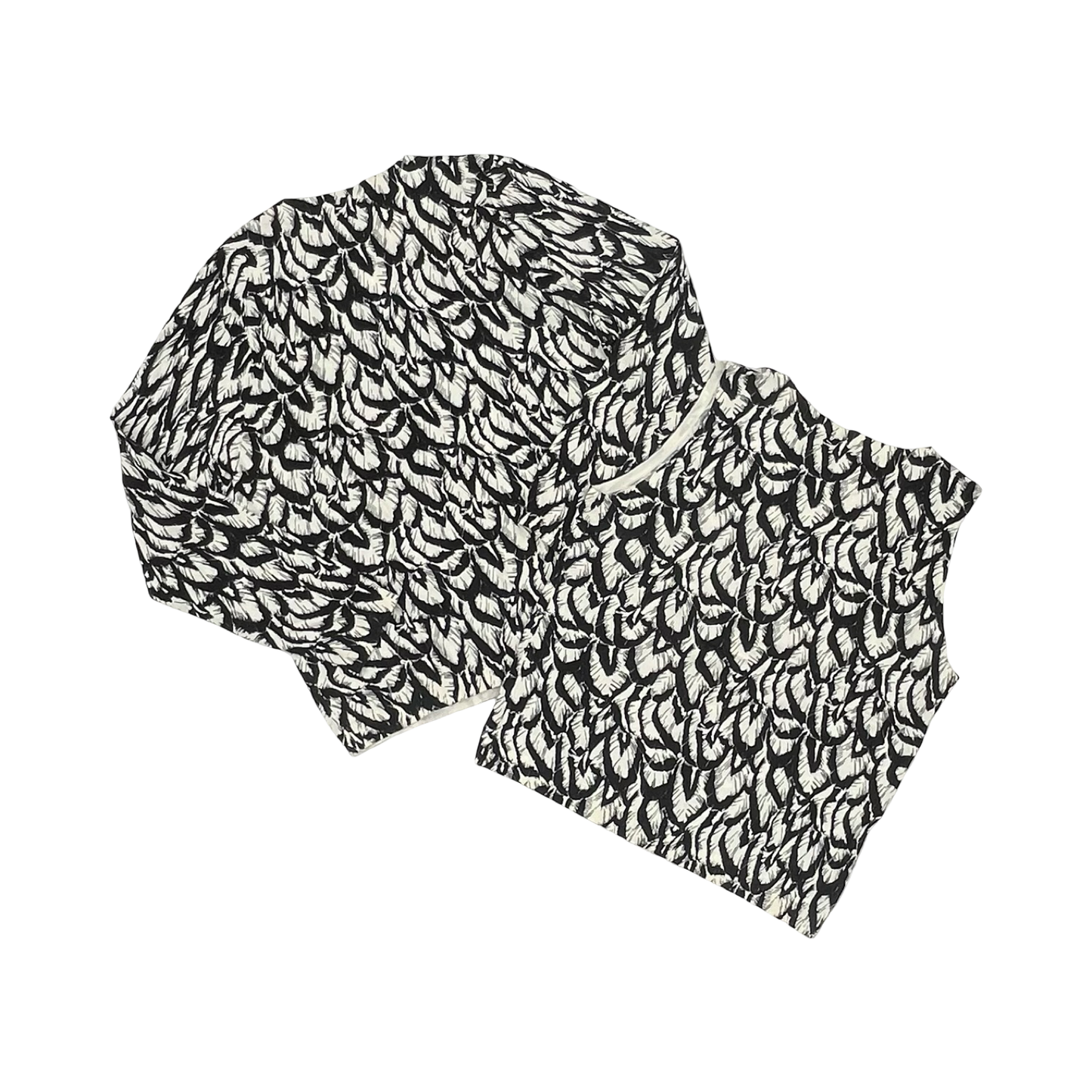 Sweater 2Pc By Talbots In Black & White, Size:Xl