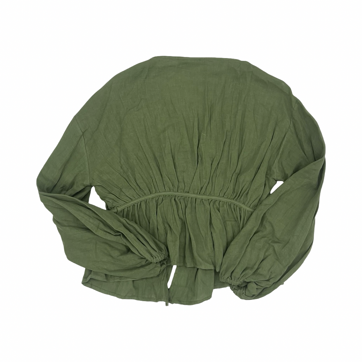 Blouse Ls By Asos In Green, Size:S