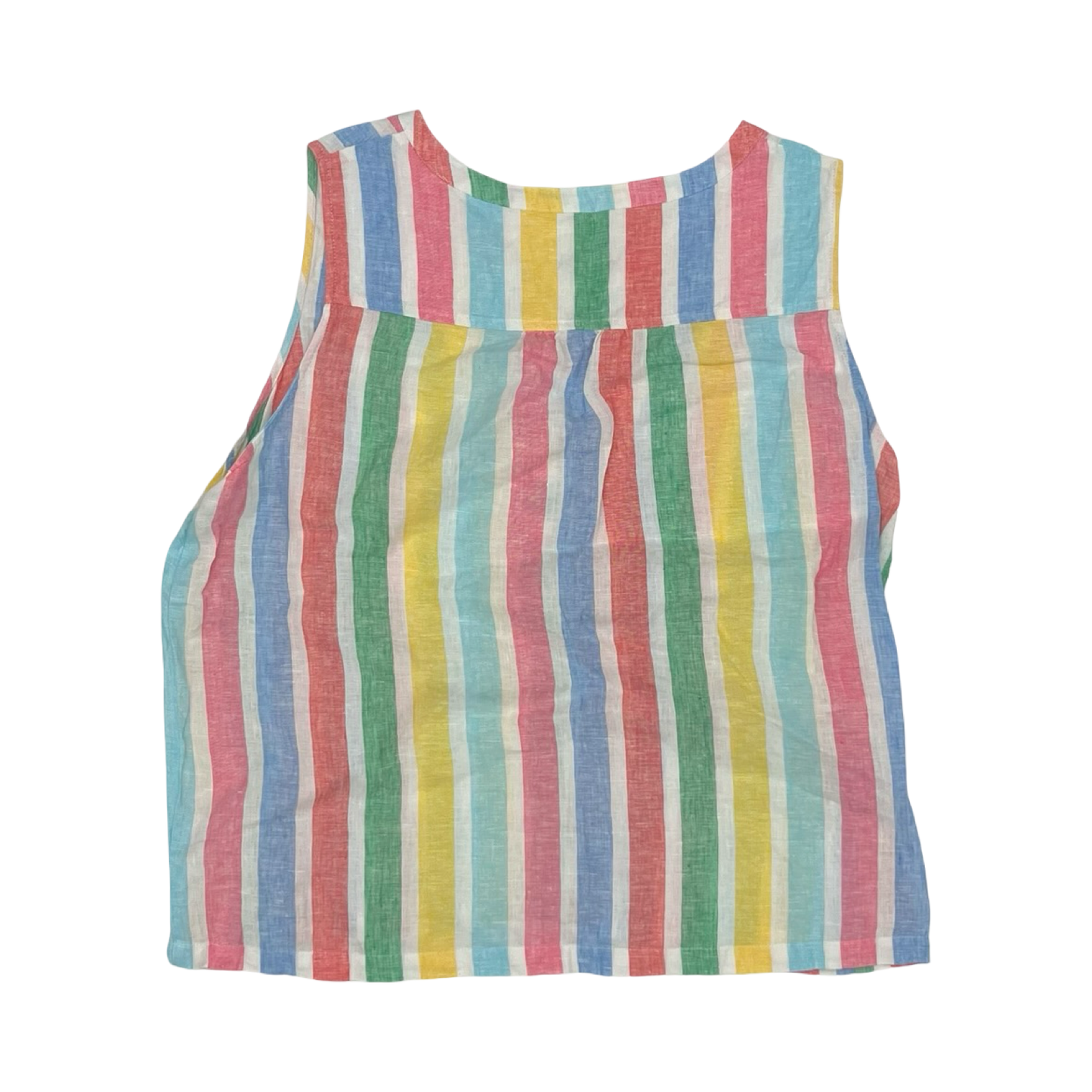 Blouse Sleeveless By Talbots In Striped Pattern, Size:Xl