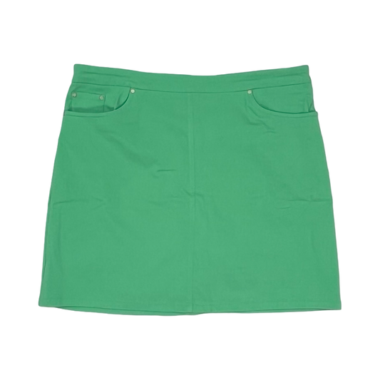 Skort By Hearts Of Palm In Green, Size:16