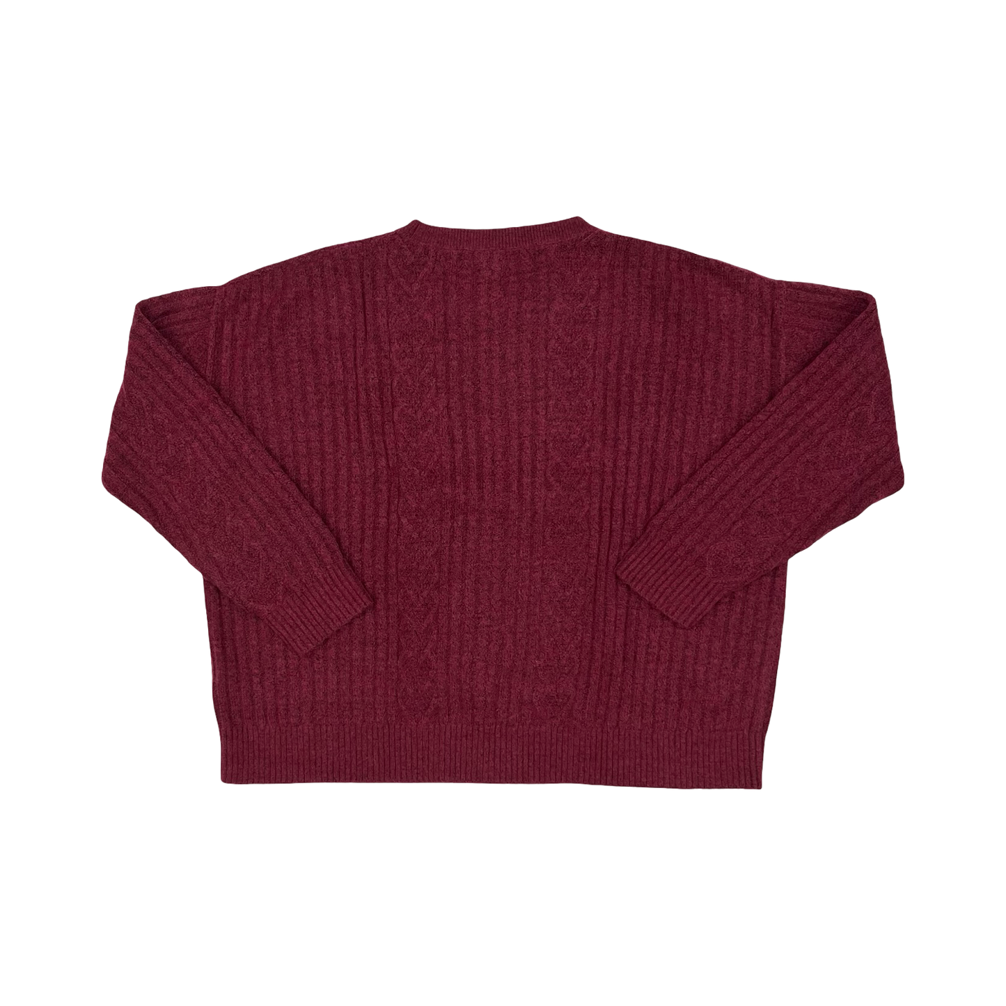 Sweater By Clothes Mentor In Red, Size:Xl