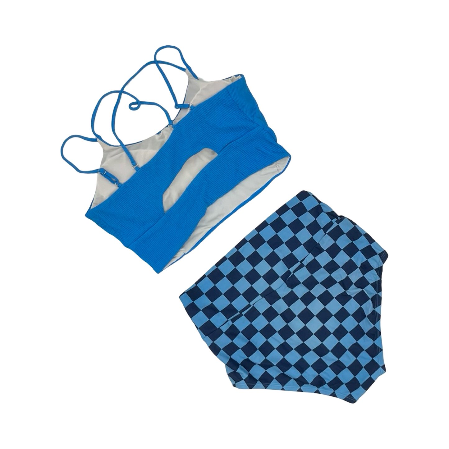 Swimsuit 2Pc By Clothes Mentor In Blue, Size:L