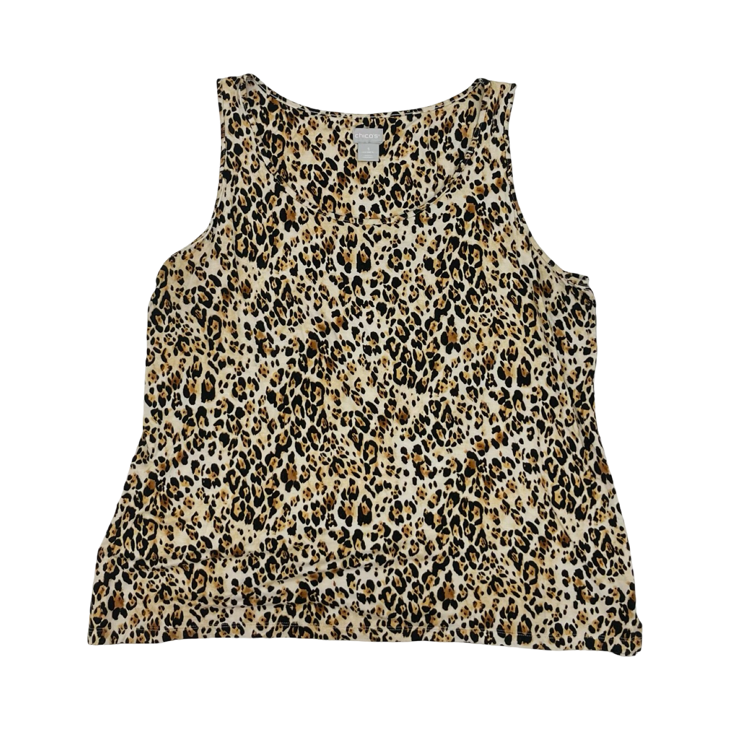 Tank Top By Chicos In Black & White, Size:Xl