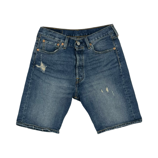 Shorts By Levis In Blue Denim, Size:10