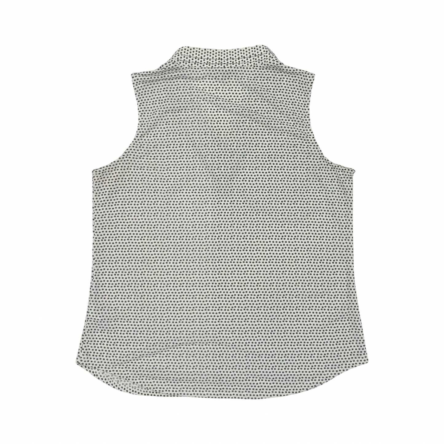 Blouse Sleeveless By Adrianna Papell In Black & White, Size:L