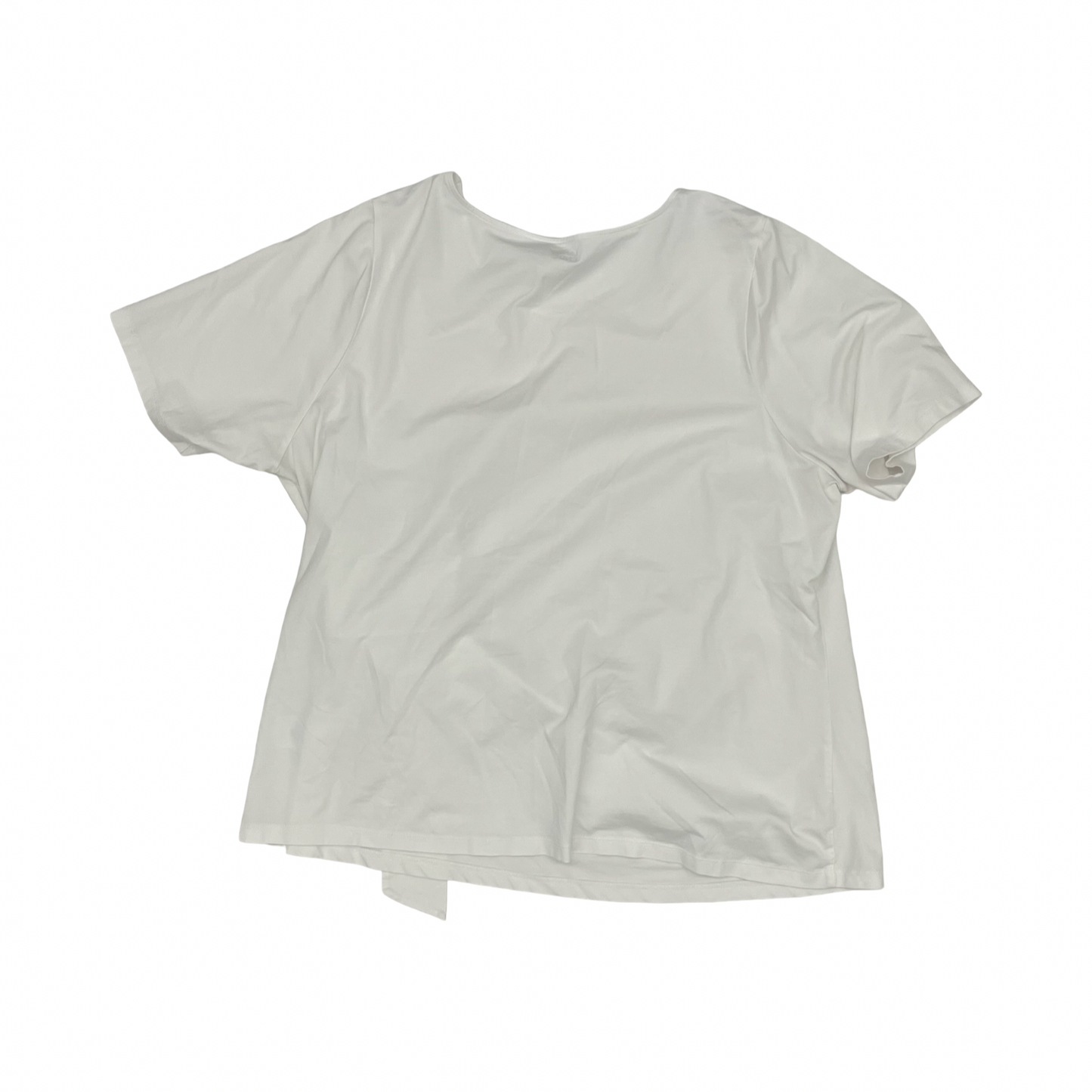 Top Ss By Lands End In White, Size:3X