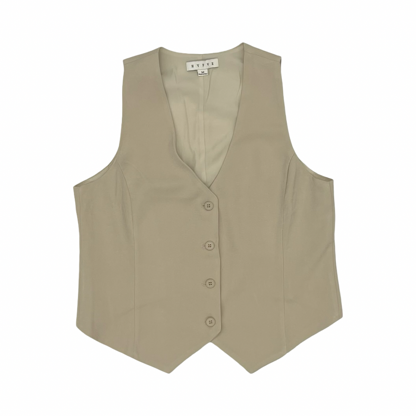 Vest Other By Hyfve In Tan, Size:M