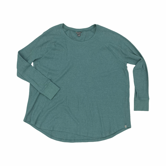 Top Ls By Eddie Bauer In Green, Size:2X