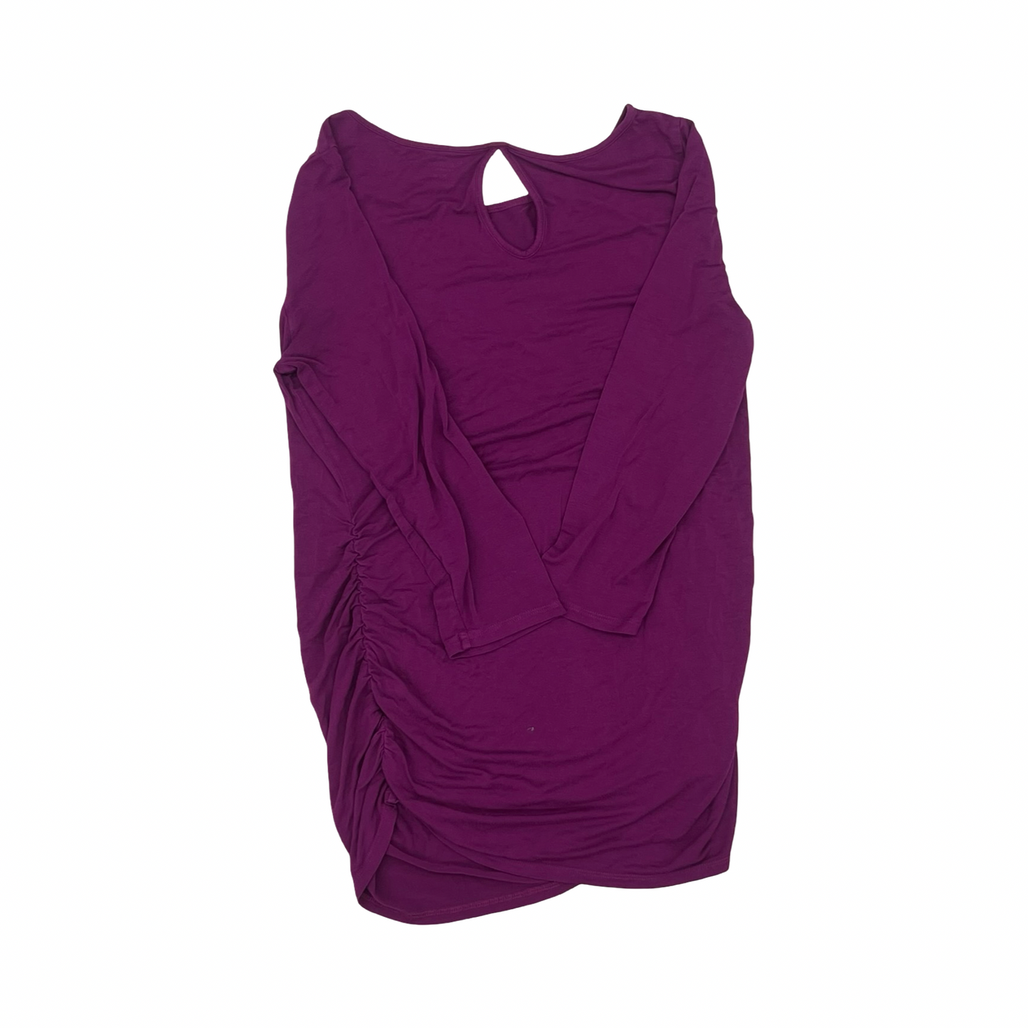Mat Top Ls By Motherhood In Purple, Size:M
