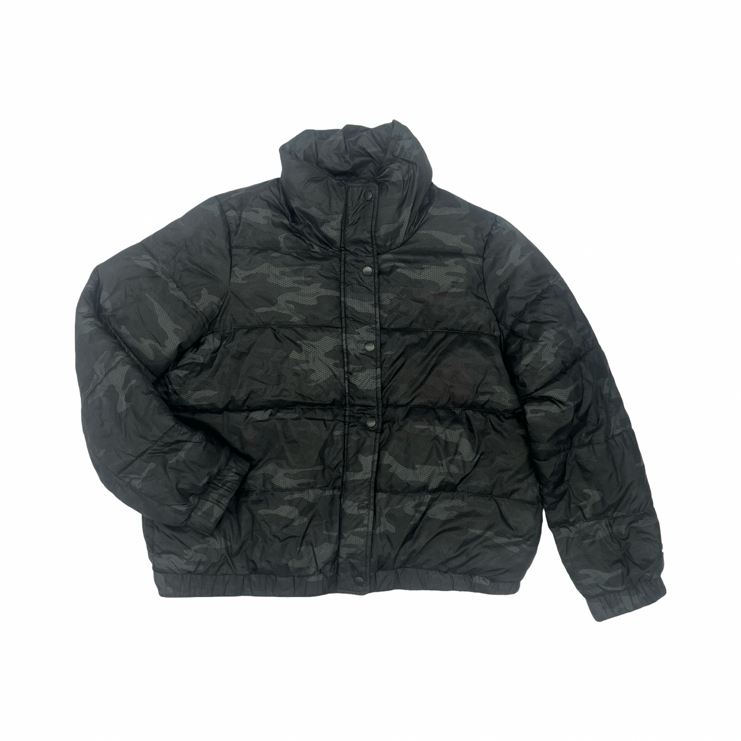 Coat Puffer & Quilted By Dkny In Green, Size:Xl