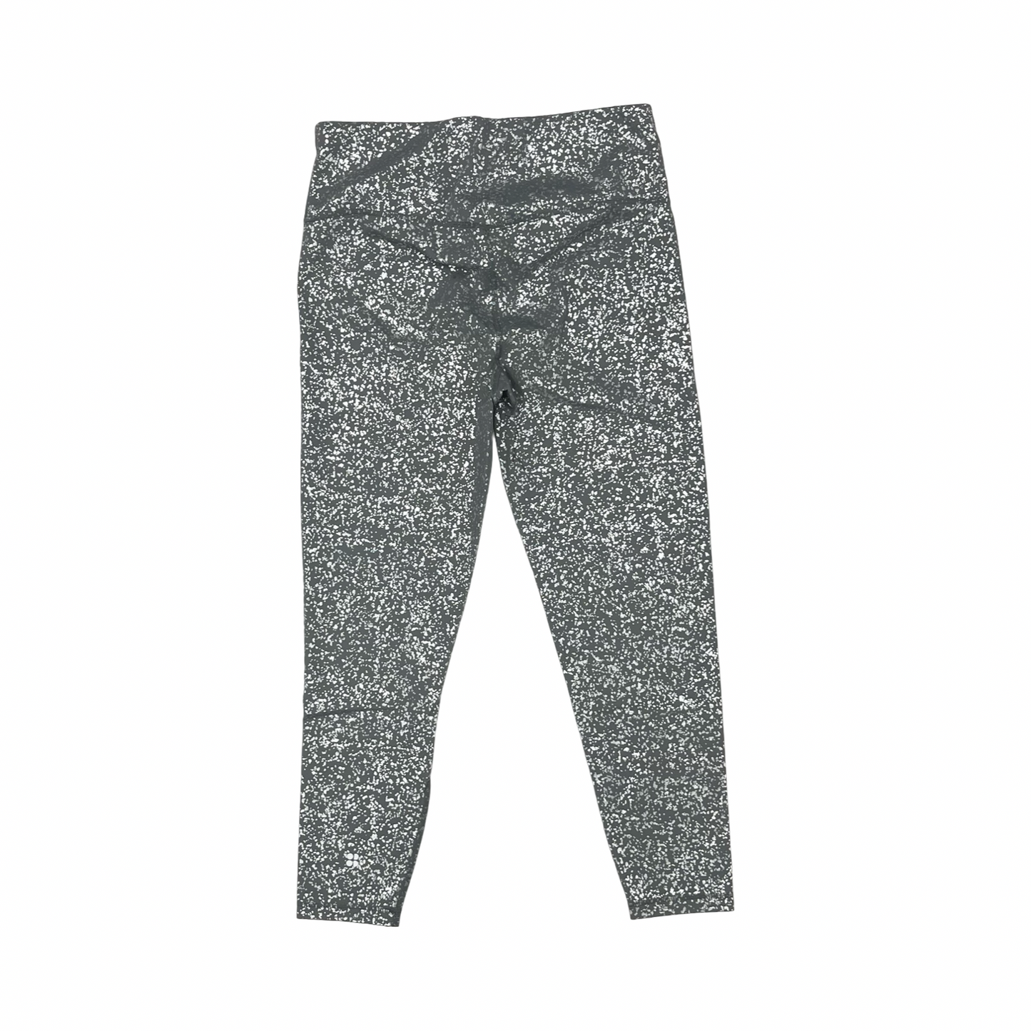 Athletic Leggings By Sweaty Betty In Silver, Size:L
