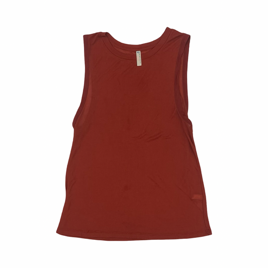 Athletic Tank Top By Free People In Orange, Size:M