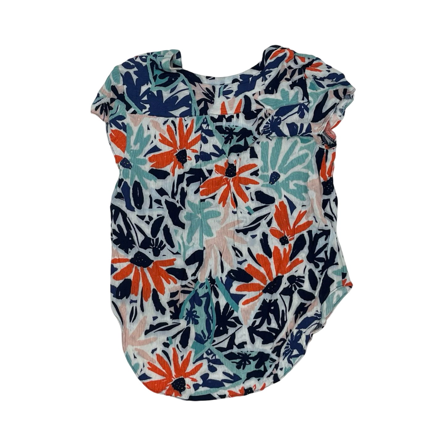 Blouse Ss By Nic + Zoe In Multi, Size:Sp