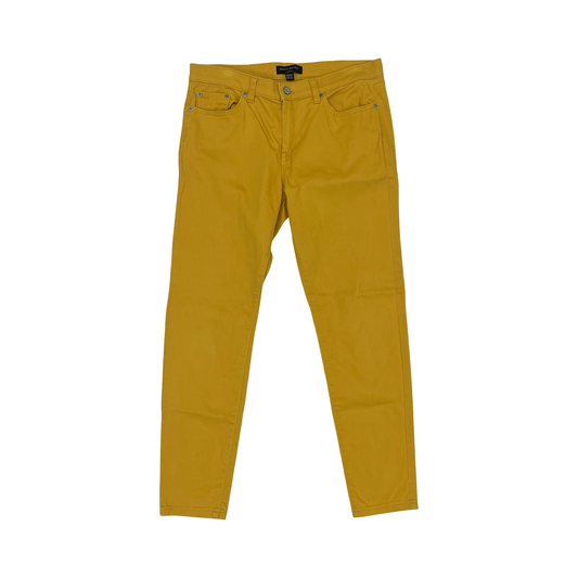 Jeans Skinny By Banana Republic In Yellow, Size:10