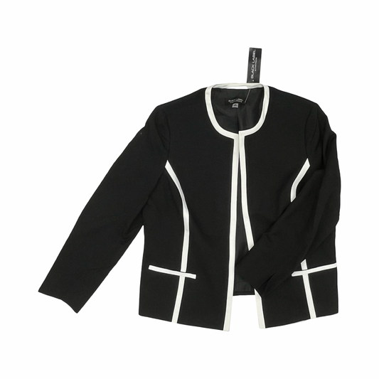 Blazer By Black Label In Black & White, Size:1X
