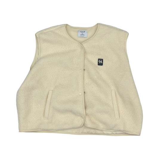 Vest Faux Fur & Sherpa By Old Navy In Cream, Size:Xxl