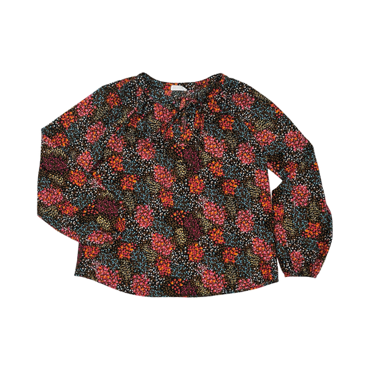 Blouse Ls By Emily Wonder In Floral Print, Size:L