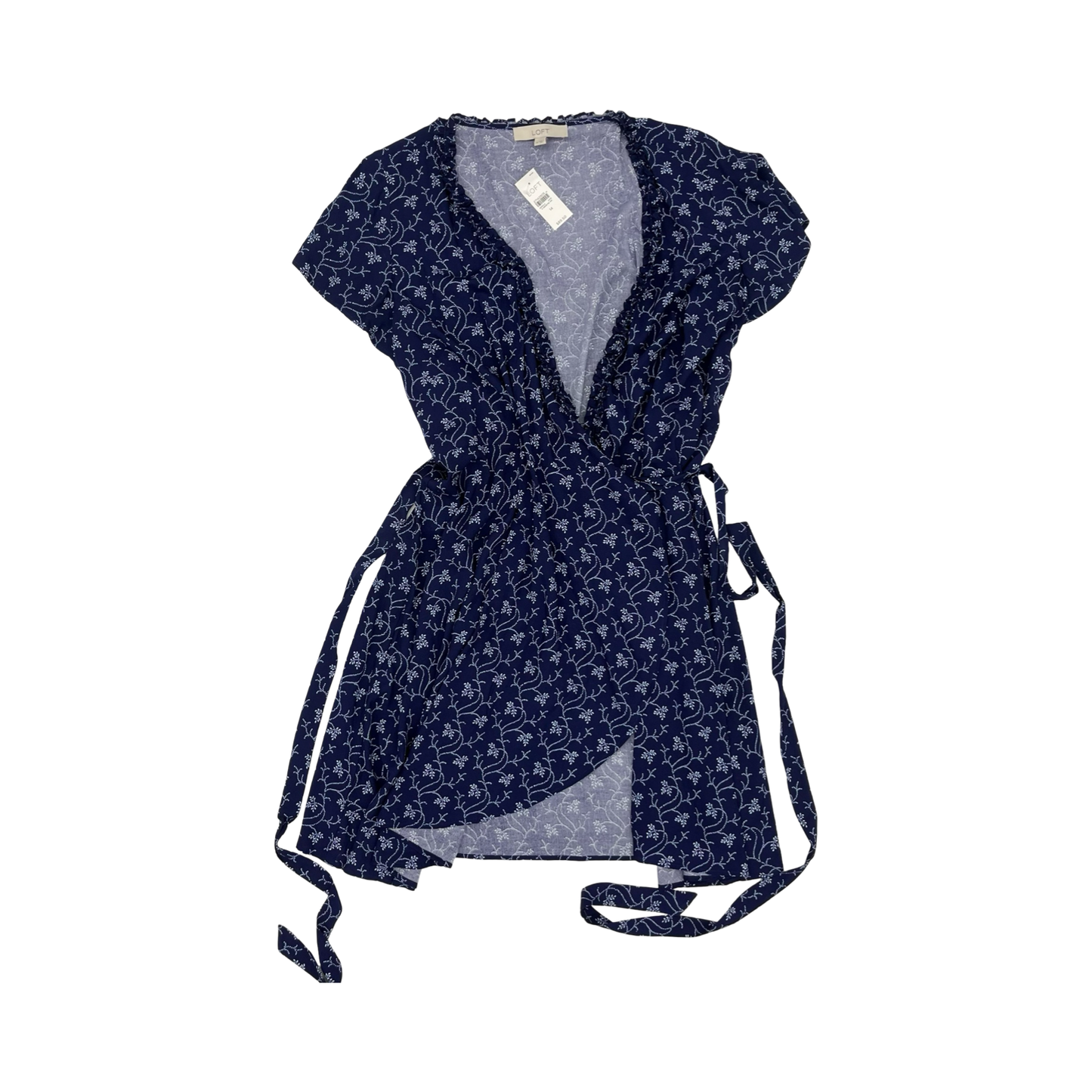 Dress Party Midi By Loft In Blue, Size:14