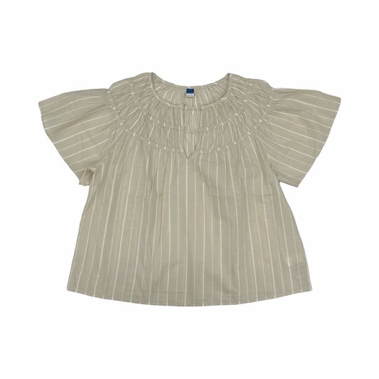 Blouse Ss By Old Navy In Tan, Size:L