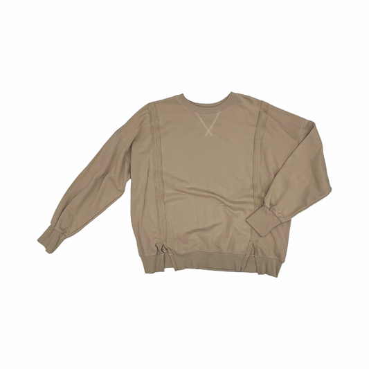 Sweatshirt Crewneck By Bke In Brown, Size:L
