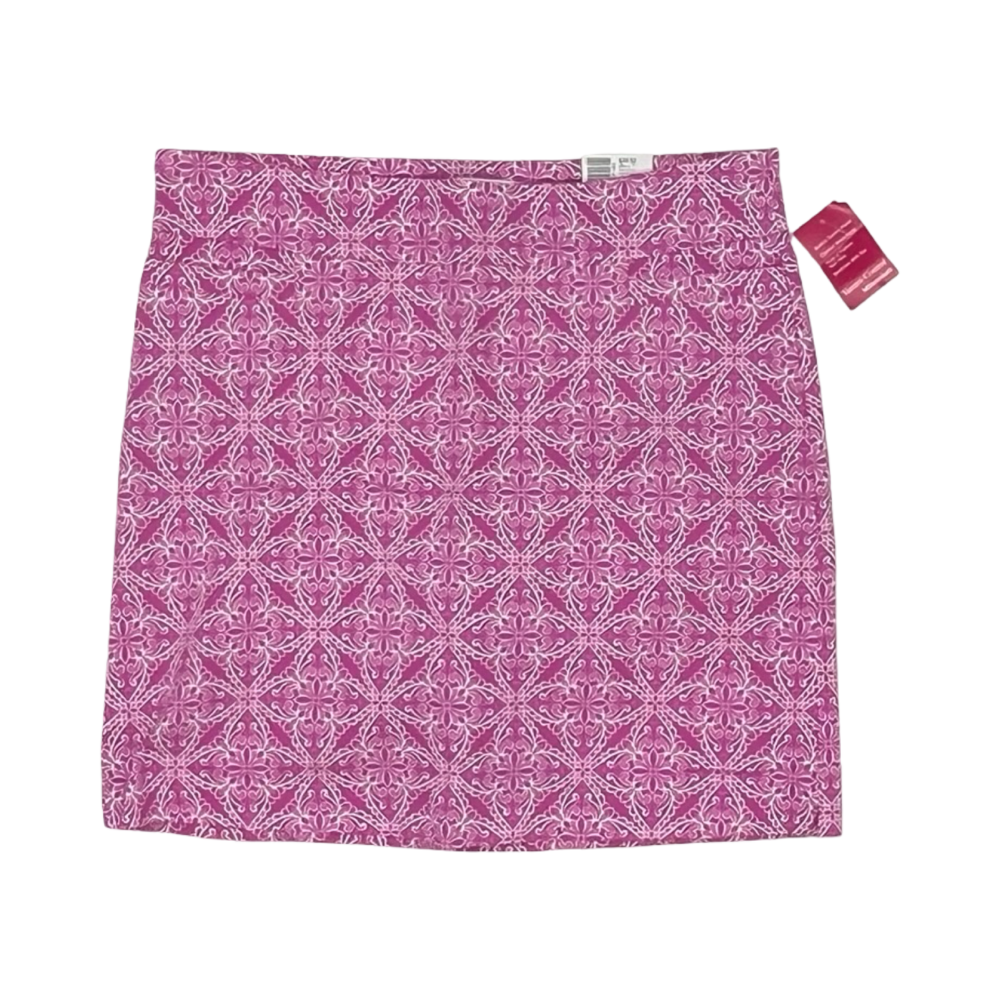 Skort By Kim Rogers In Pink & White, Size:16
