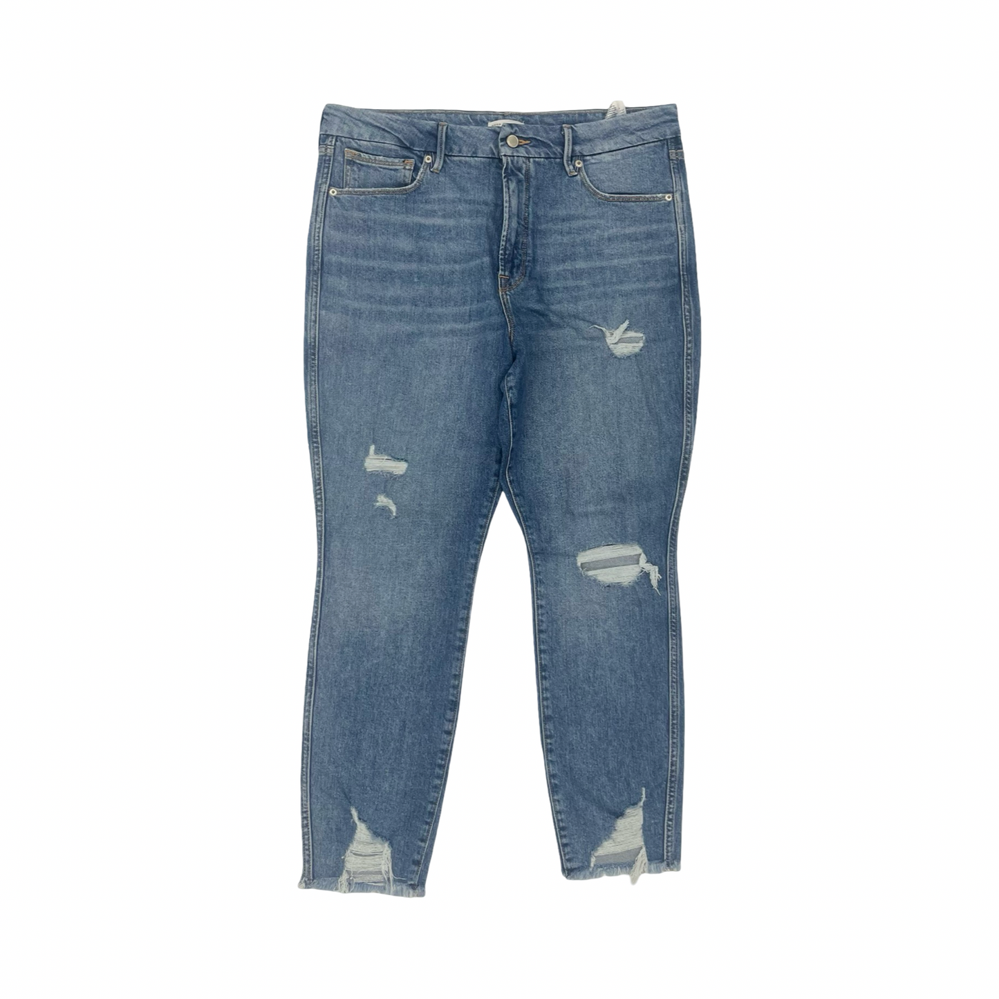 Jeans Skinny By Good American In Blue Denim, Size:14