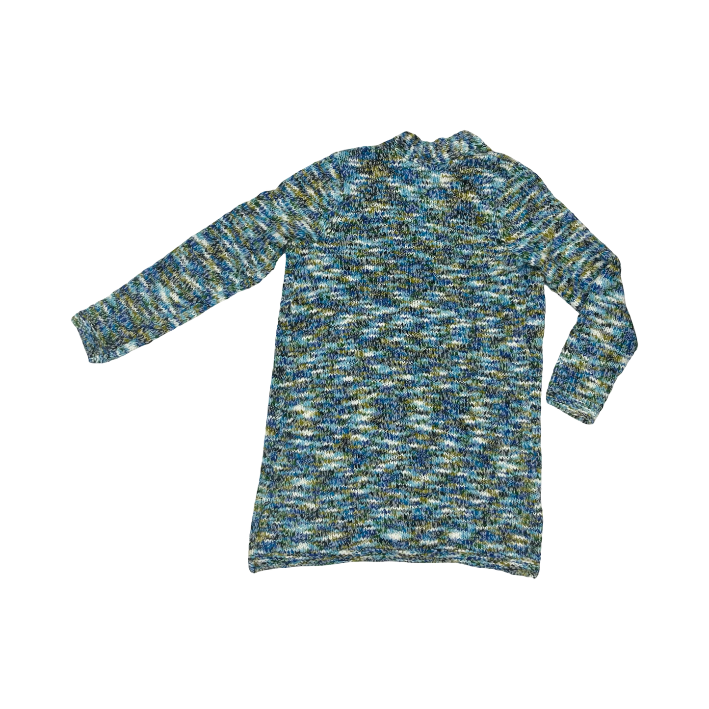 Sweater Cardigan By J. Jill In Blue & Green, Size:S