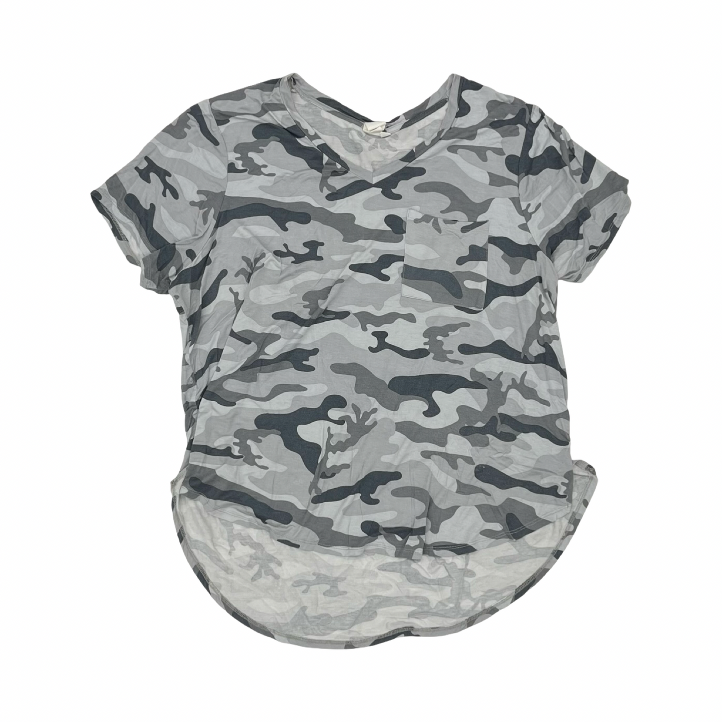 Top Ss By Adyson Parker In Camouflage Print, Size:1X