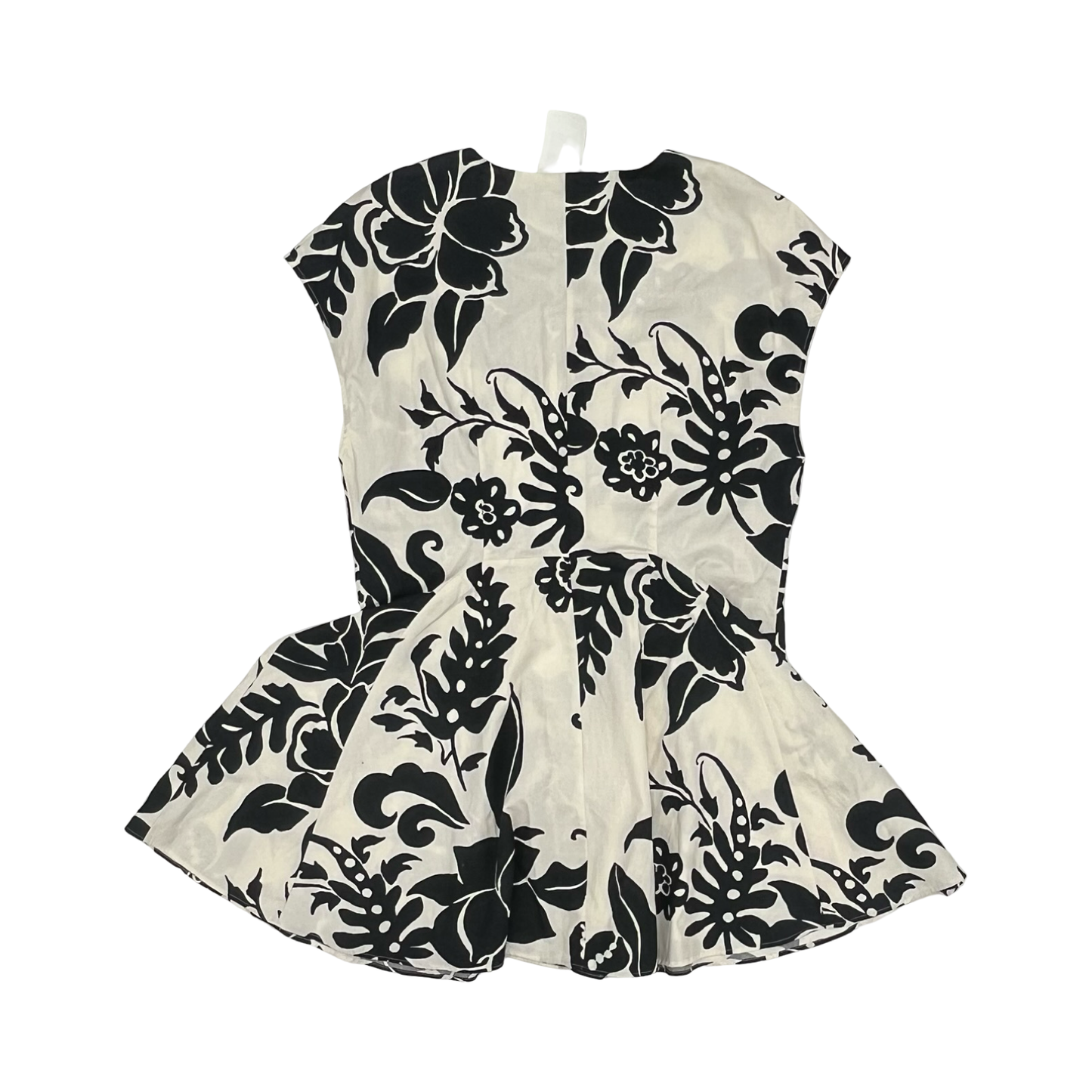 Dress Casual Short By H&M In Black & Cream, Size:L