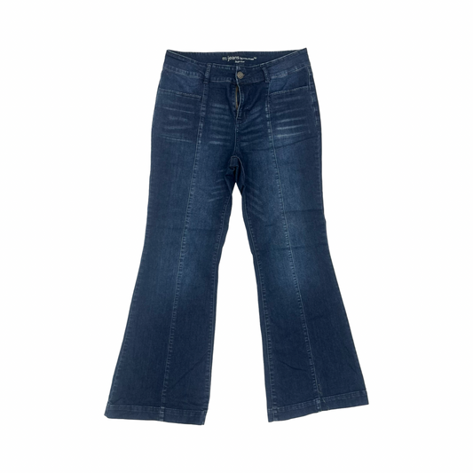 Jeans Flared By Maurices In Blue Denim, Size:14
