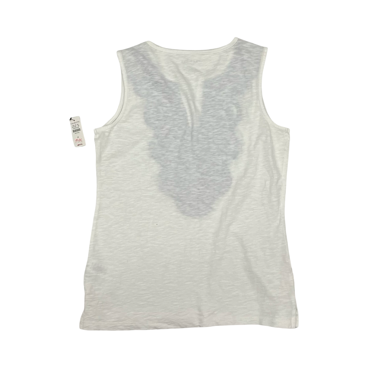 Top Sleeveless By Talbots In Blue & White, Size:Sp