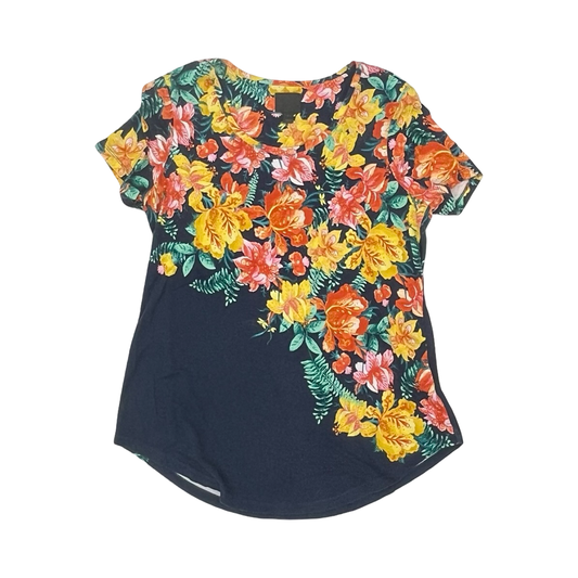 Top Ss By Jm Collections In Floral Print, Size:S