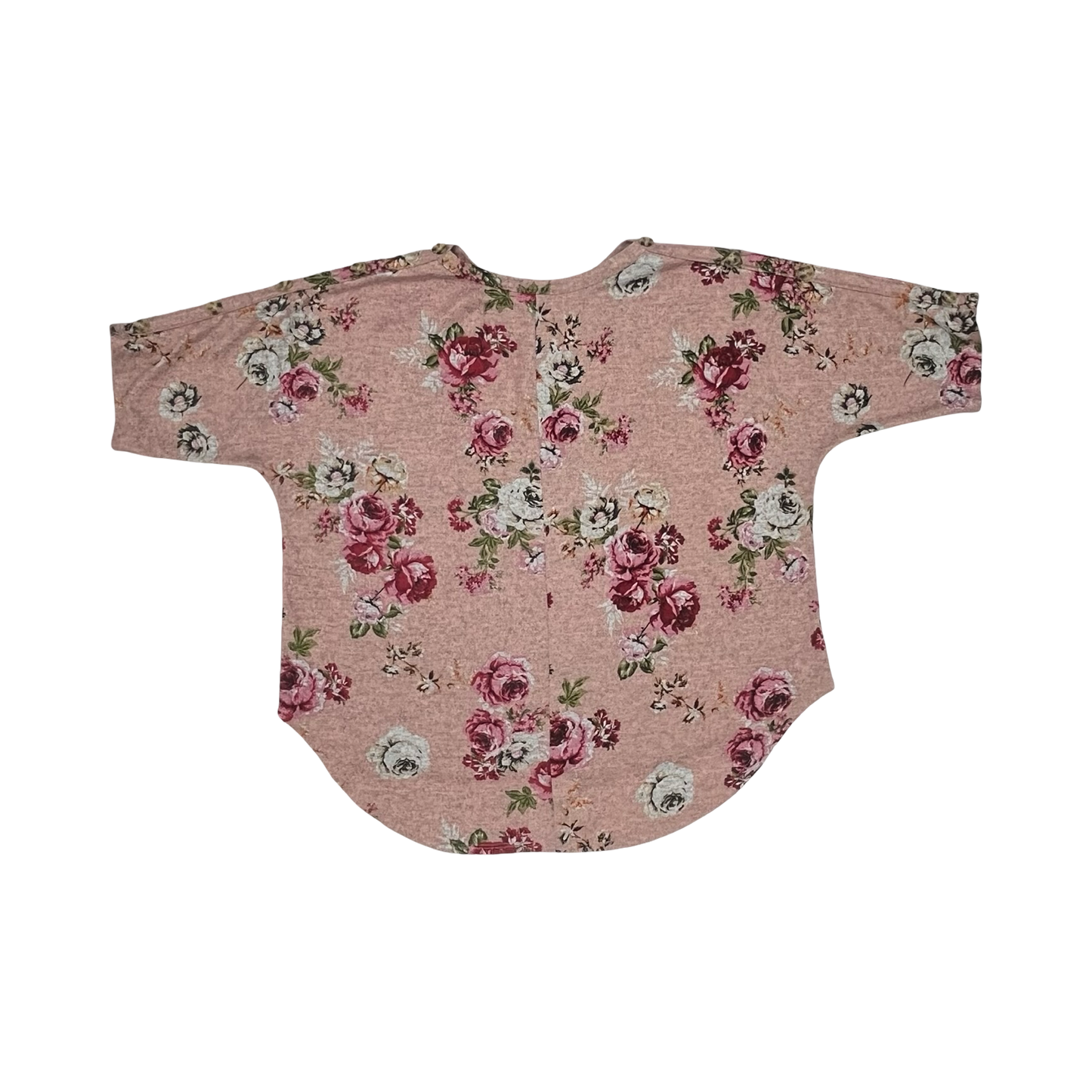 Sweater Ss By Kim & Cami In Pink, Size:2X