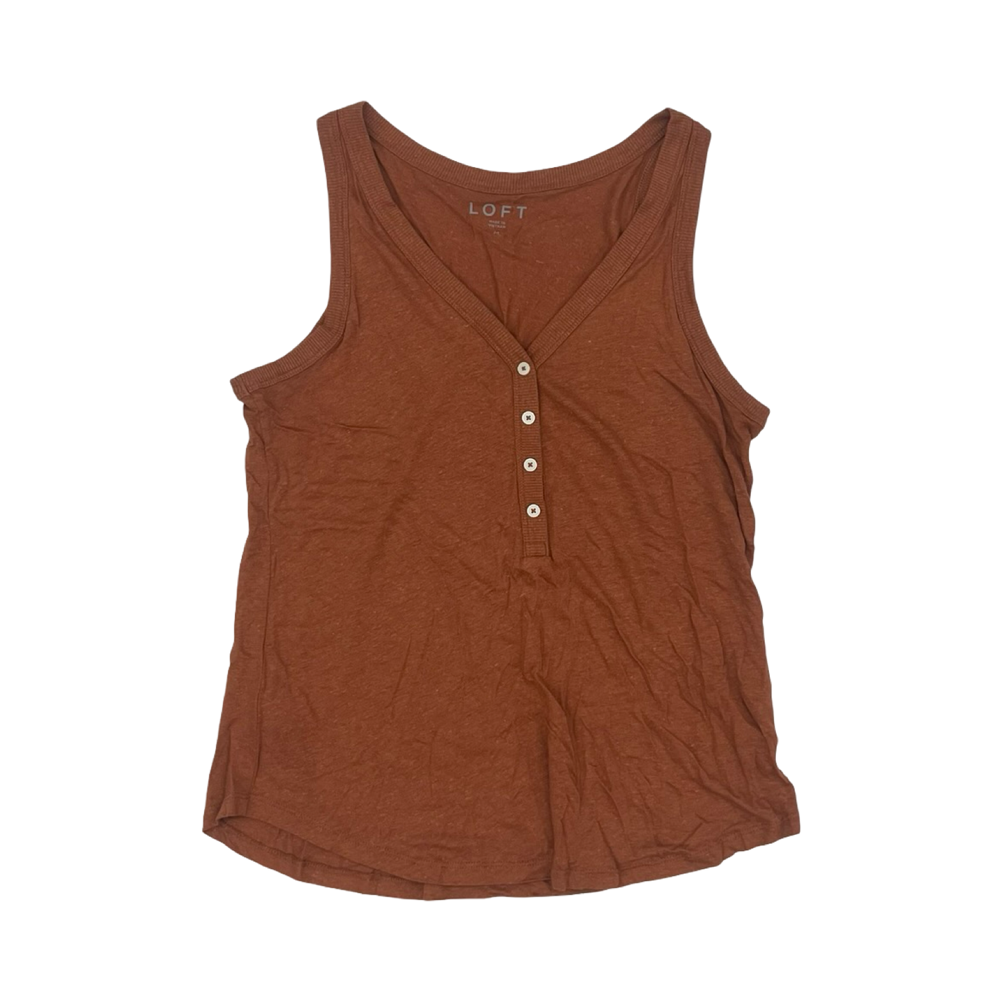 Tank Top By Loft In Orange, Size:M