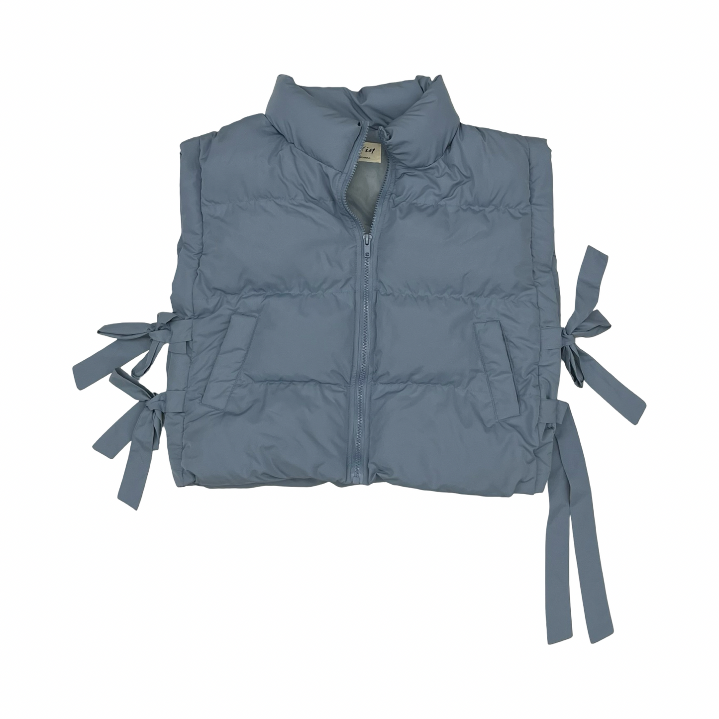 Vest Puffer & Quilted By New In In Blue, Size:L