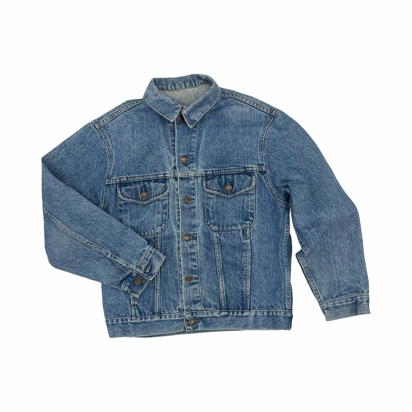 Jacket Denim By Gap In Blue Denim, Size:S