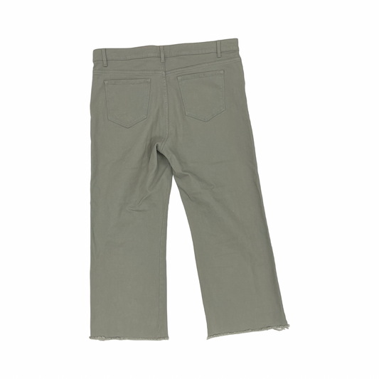 Jeans Wide Leg By Anniewear In Green Denim, Size:3X