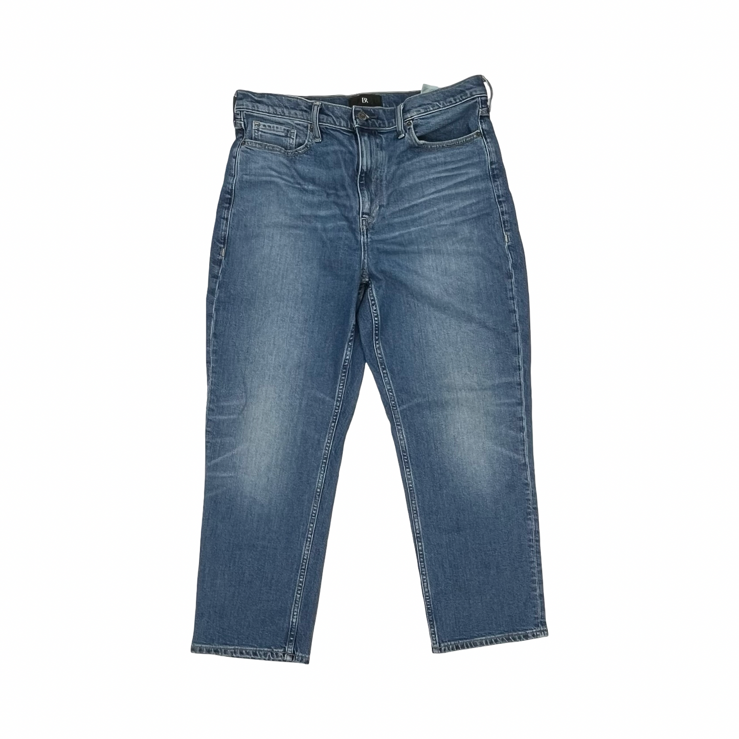 Jeans Straight By Banana Republic In Blue Denim, Size:14