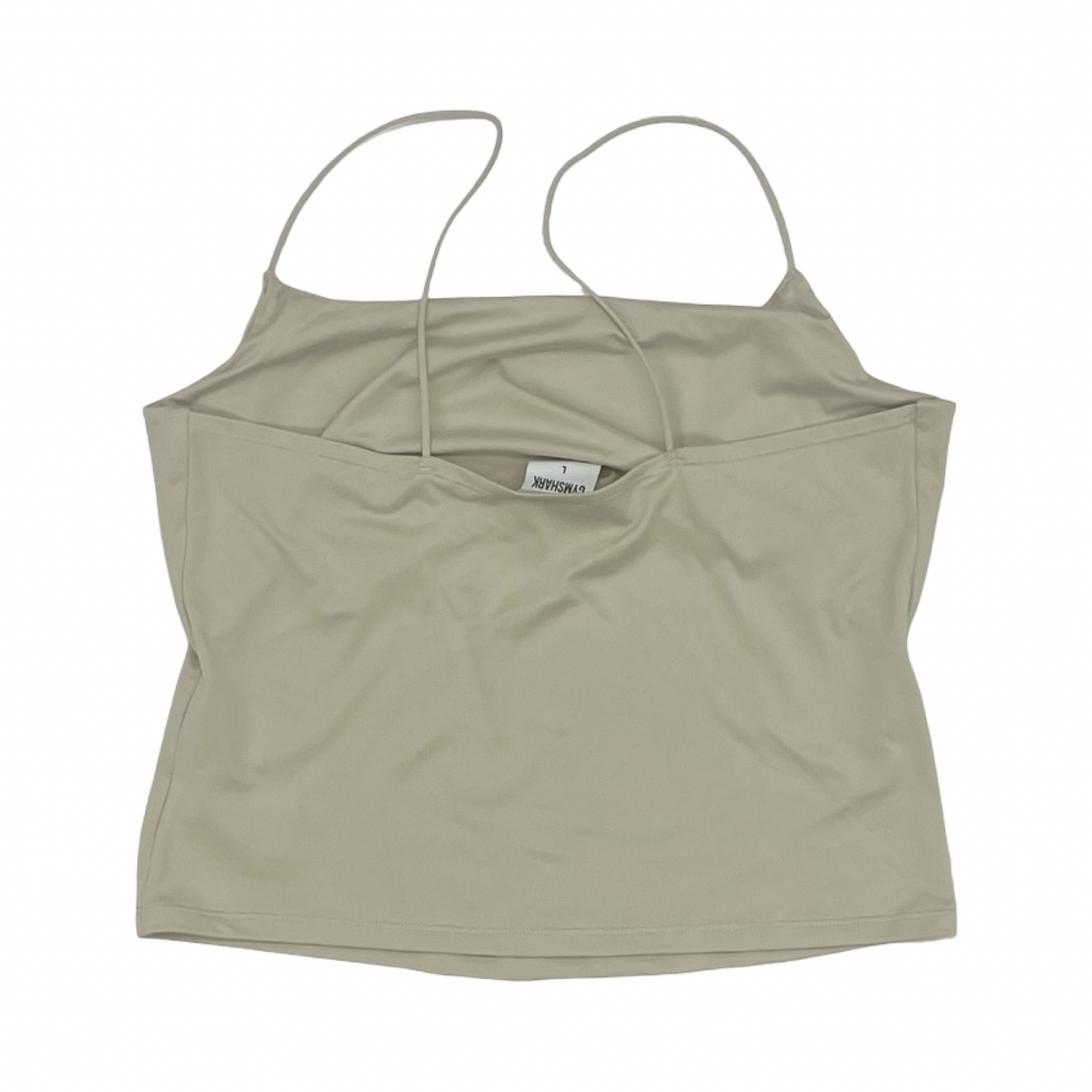 Athletic Tank Top By Gym Shark In Tan, Size:L