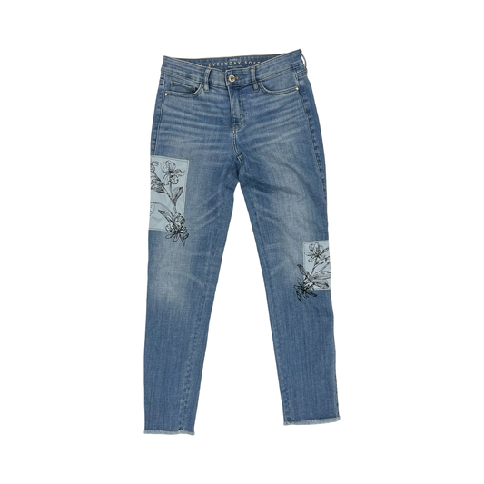 Jeans Skinny By White House Black Market In Blue Denim, Size:0