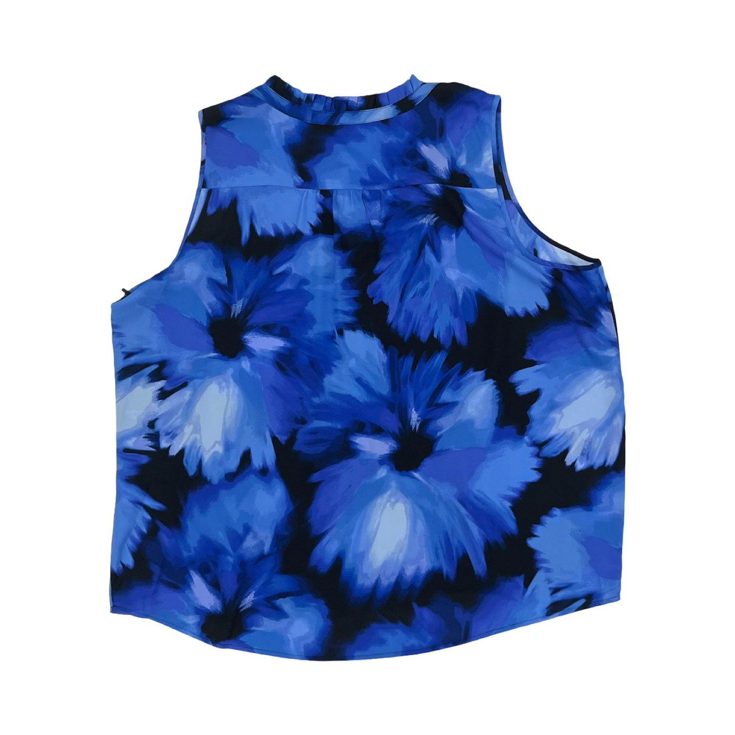 Blouse Sleeveless By Simply Vera In Blue, Size:Xxl