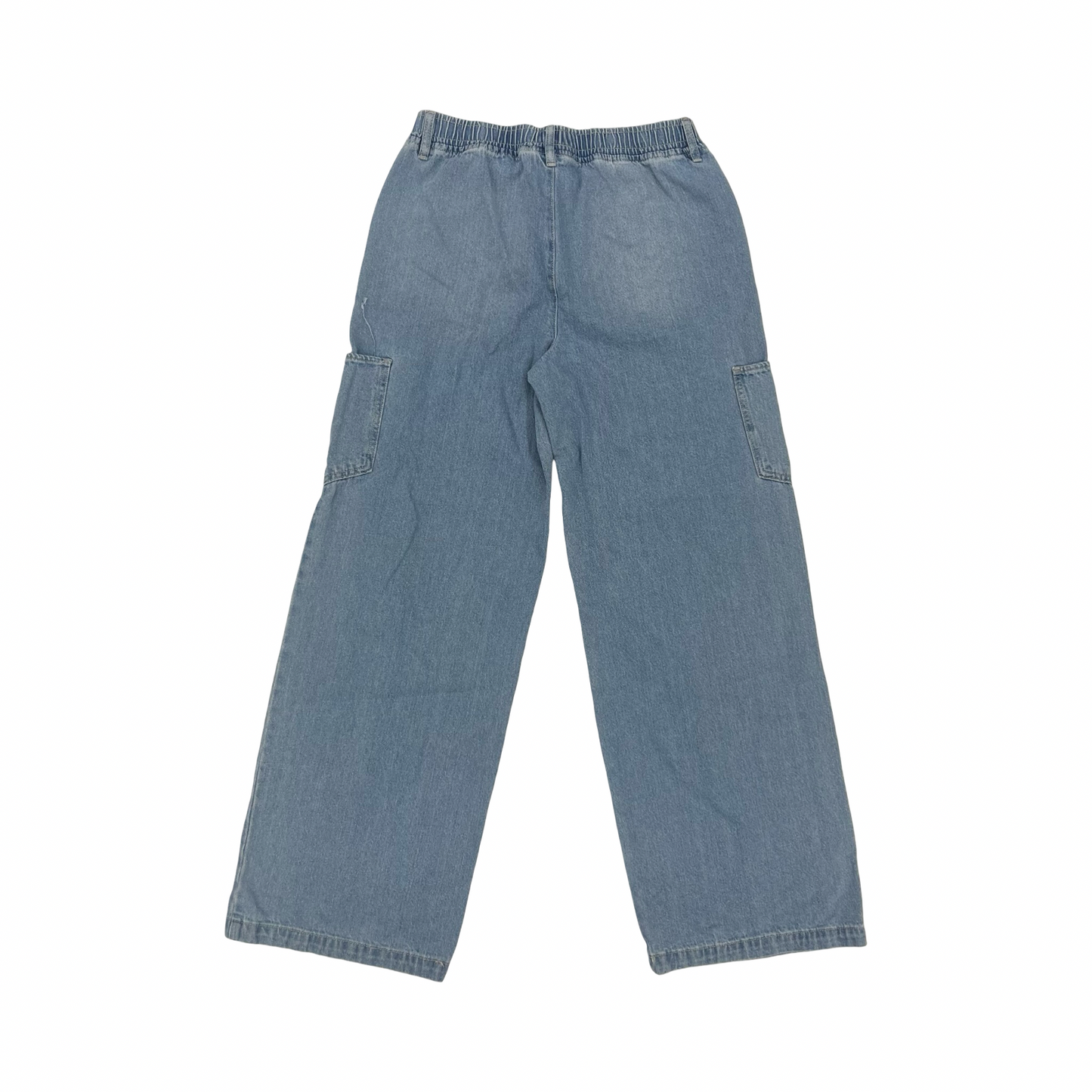 Jeans Wide Leg By Madden Nyc In Blue Denim, Size:M