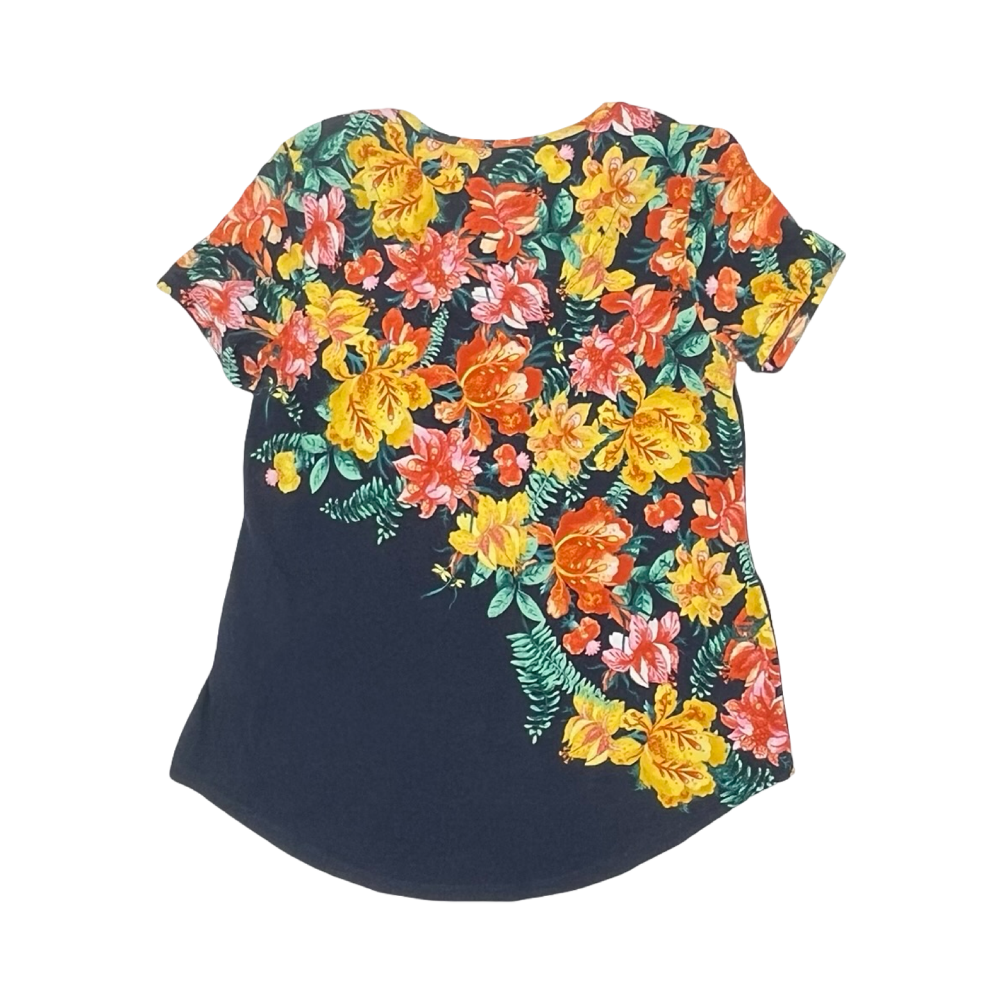 Top Ss By Jm Collections In Floral Print, Size:S