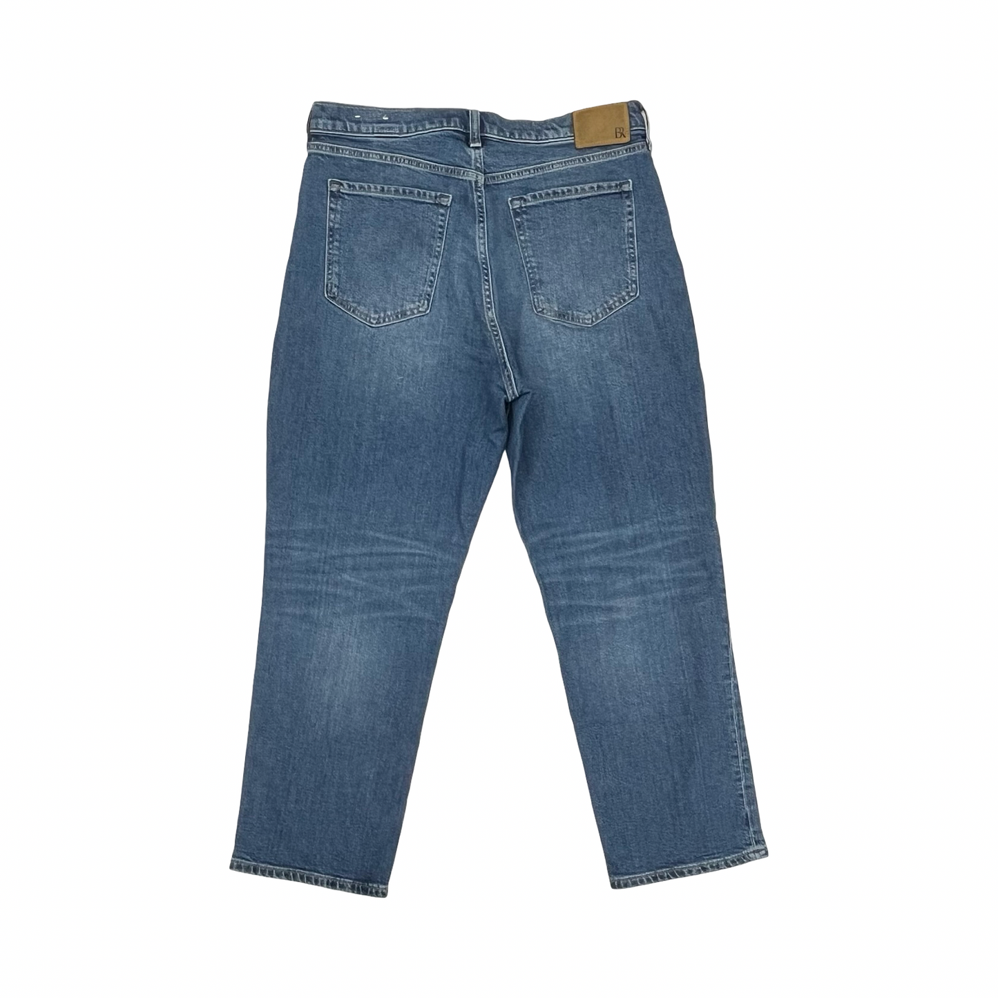Jeans Straight By Banana Republic In Blue Denim, Size:14