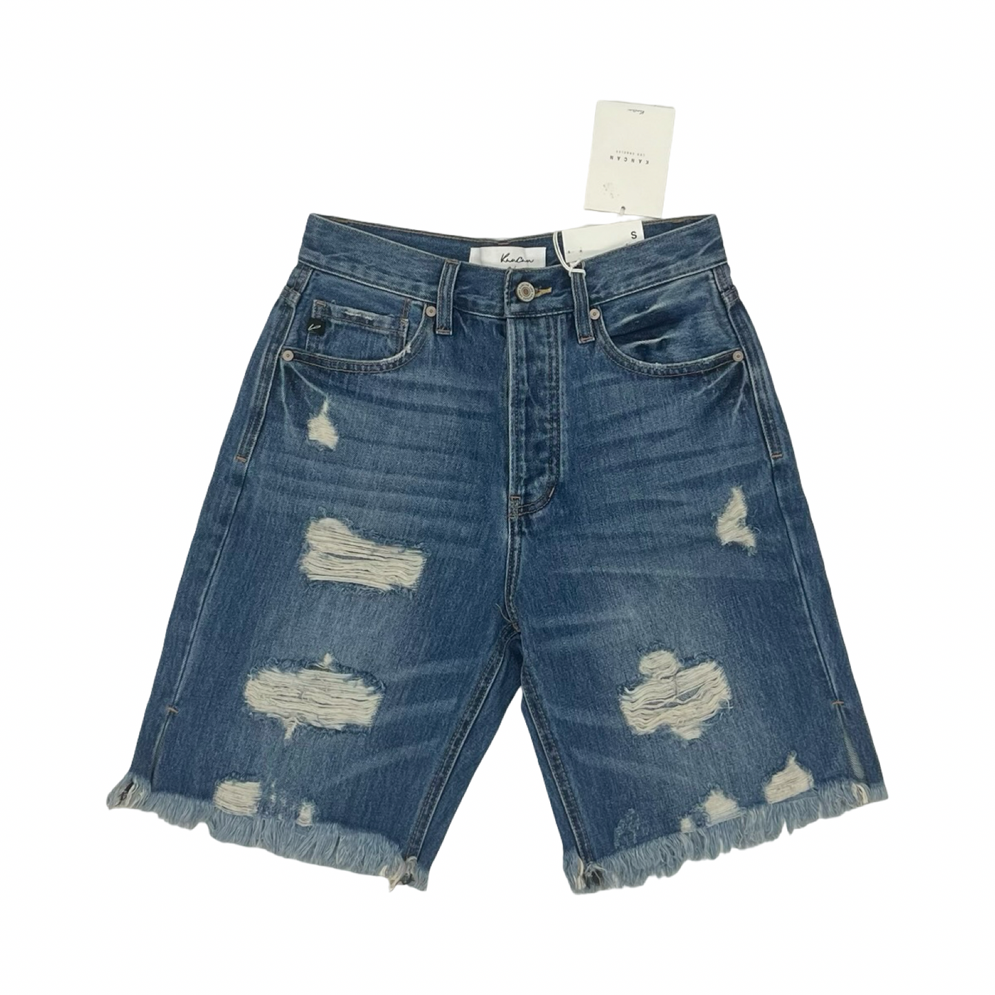 Shorts By Kancan In Blue Denim, Size:S