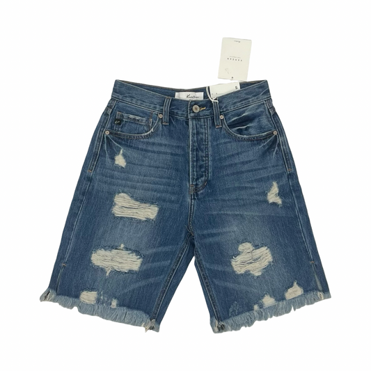 Shorts By Kancan In Blue Denim, Size:S