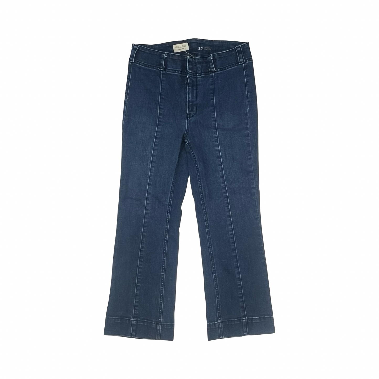 Jeans Cropped By Pilcro In Blue Denim, Size:4
